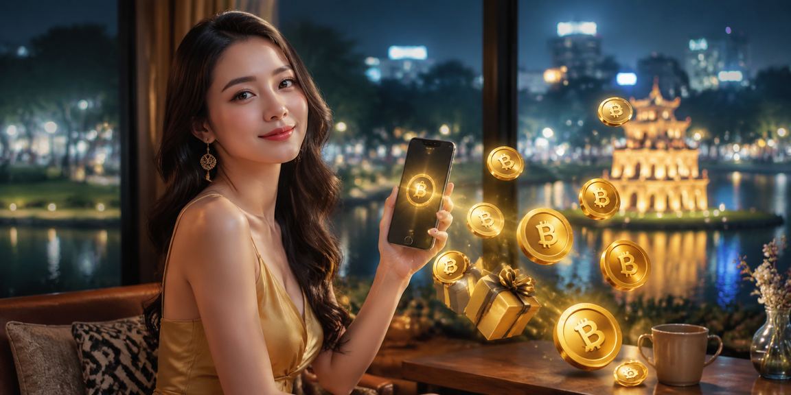 Người dùng tại Hà Nội đăng ký tài khoản nv2 và nhận thưởng chào mừng tại quán cà phê