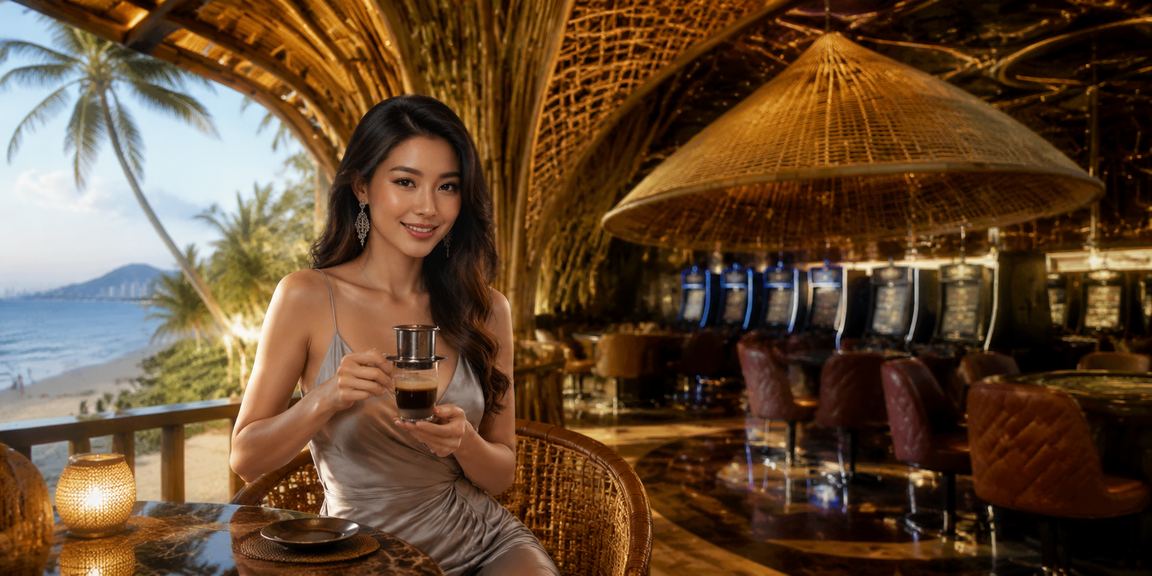 Người dùng đặt cược trực tuyến tại Vũng Tàu với điện thoại trong không khí biển xanh